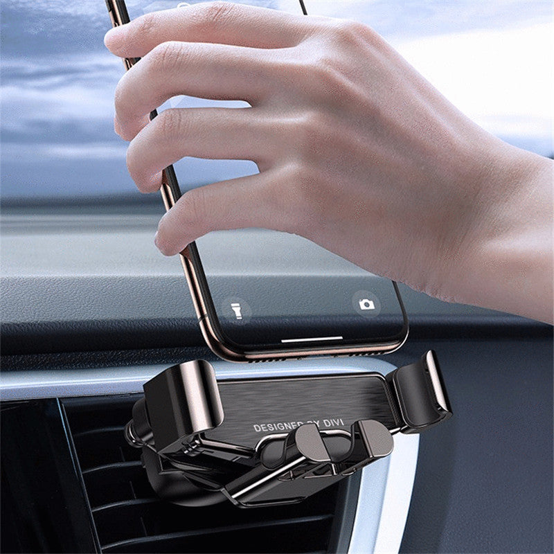 Gravity Phone Holder for Car - Metal Navigation Stand