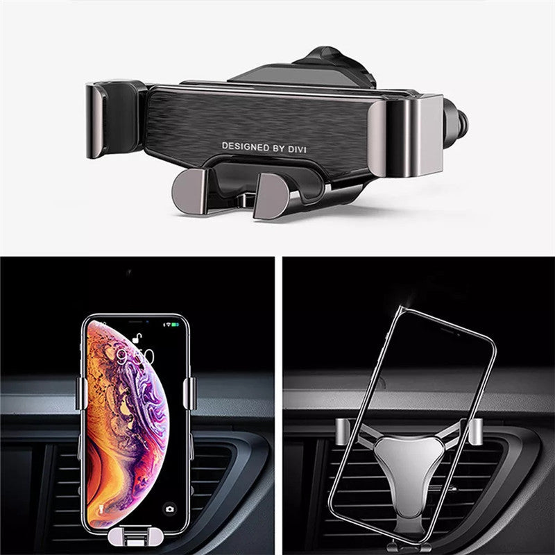 Gravity Phone Holder for Car - Metal Navigation Stand