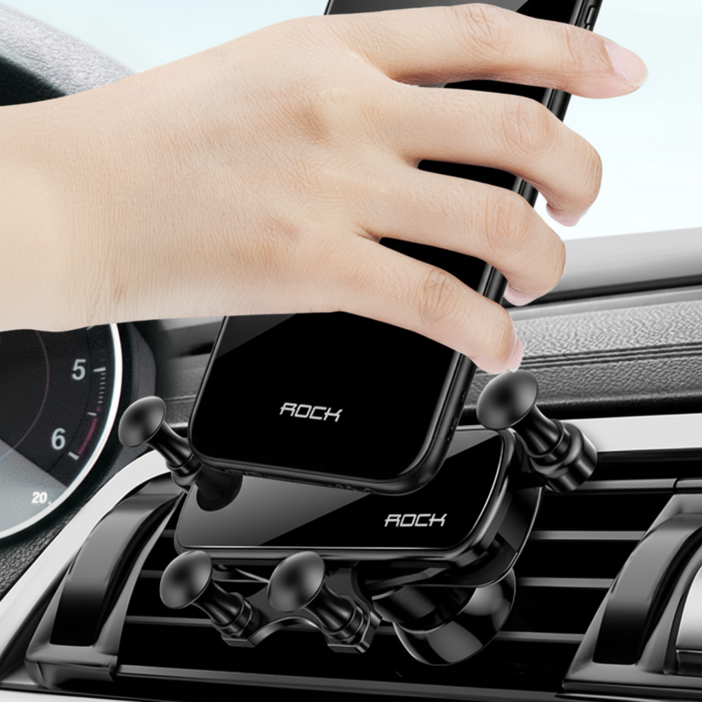 Gravity Phone Holder for Car - Metal Navigation Stand