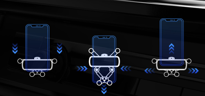 Gravity Phone Holder for Car - Metal Navigation Stand